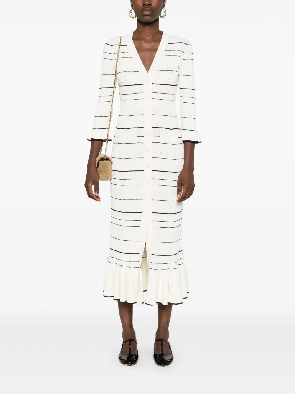 Striped Knit Midi image 1