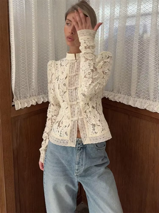 Floral Lace Blouse