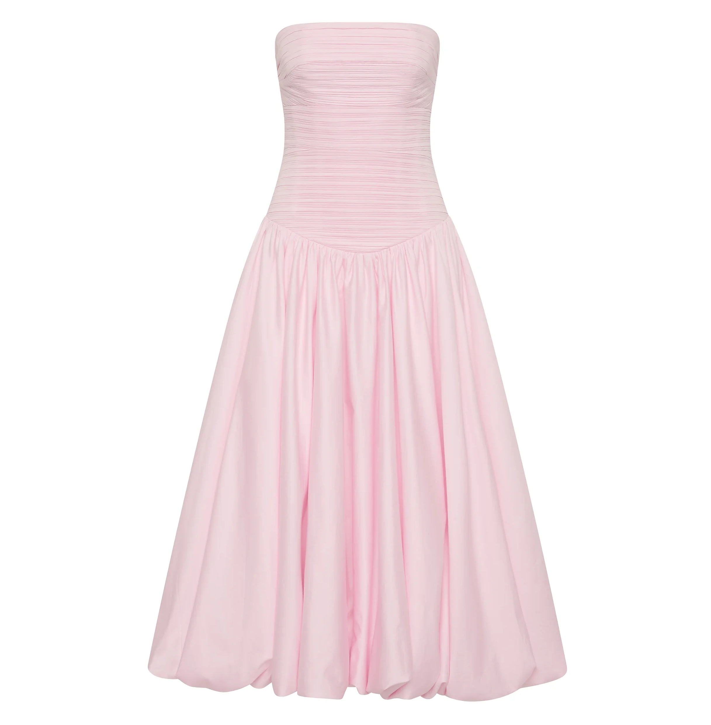 Pink Pleated Dress