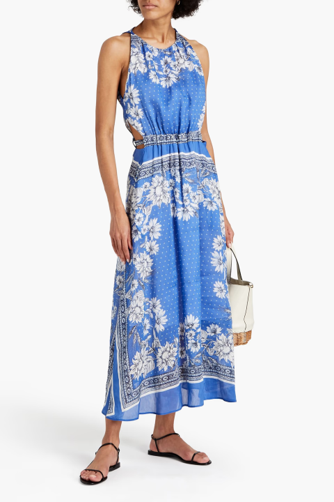 Paisley Blue Midi
