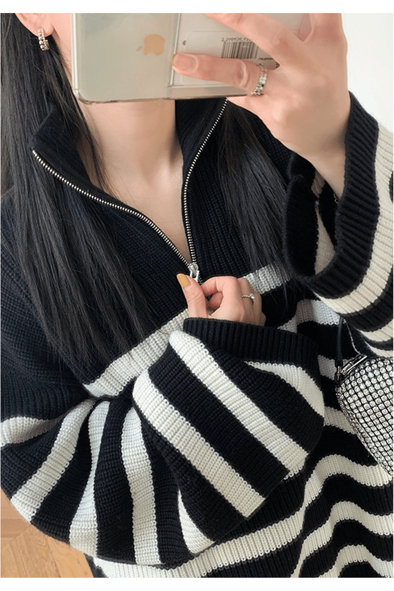 Pinstripe Sweater image 3